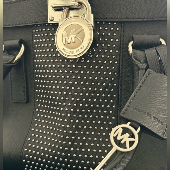 Michael Kors Leather Studded Bag - Picture 4 of 13
